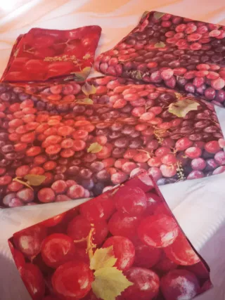 Set lenzuola completo piazza e mezza tutti i frutt