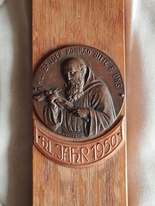 Grande Crucifixo em Madeira Antigo