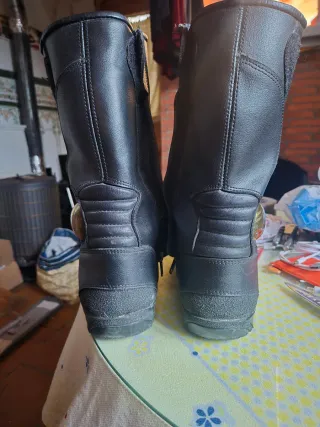 Botas Moto Carretera MDK Negro/Dorado