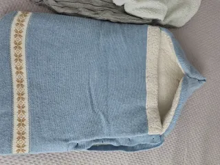 Dos Sacos para bebé de punto y borreguito