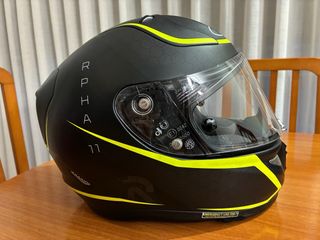 Casco Moto HJC RPHA 11 Negro Amarillo
