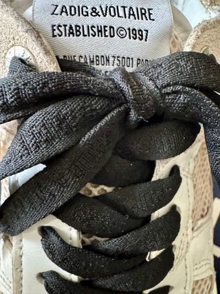 Zapatillas Zadig & Voltaire Future Beige/Blanco