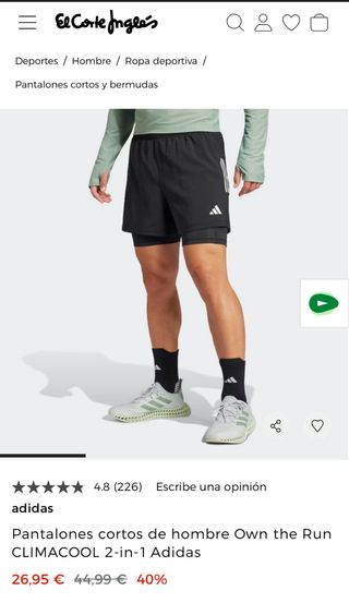 Adidas Own The Run ClimaCool 2-in-1 Shorts