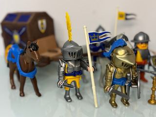 Playmobil Medieval - Carro y Caballeros