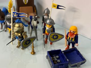 Playmobil Medieval - Carro y Caballeros