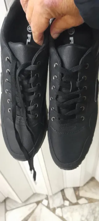 Sneakers Flair Pelle N46 Nero/Grigio