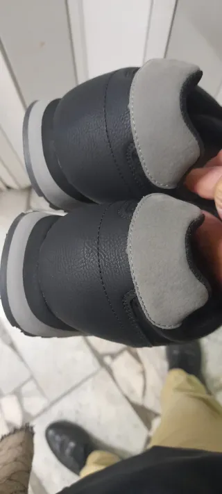 Sneakers Flair Pelle N46 Nero/Grigio