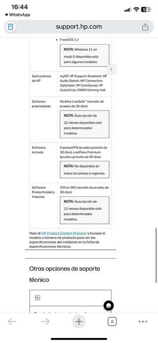 Portátil HP Pavilion Plata