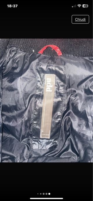 Piumino Add Junior 8 anni nero