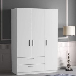 Armario modular madera color beige/marrón