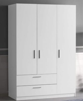Armario modular madera color beige/marrón