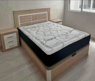 Armario modular madera color beige/marrón