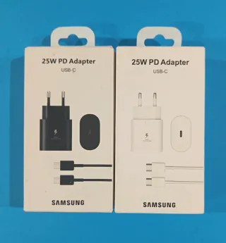 DOS CARGADORES SAMSUNG 25W CARGA RÁPIDA 1MCABLE