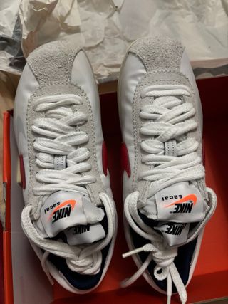 Nike Cortez SP x Sacai Blanca Roja Azul