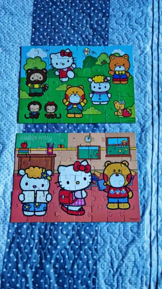 4 Puzzles Infantiles Hello Kitty