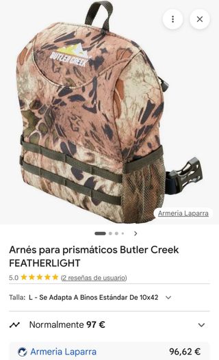 Arnés binocular Butler Creek para prismáticos