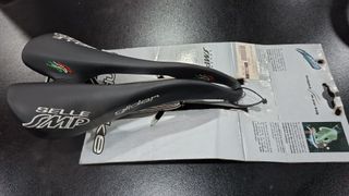 Selim SMP Glider Pele Preto Novo 266x136mm