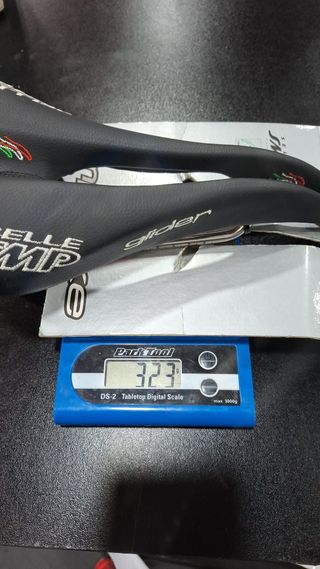 Selim SMP Glider Pele Preto Novo 266x136mm