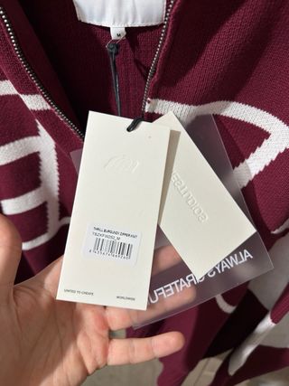 Eme Studios Thrill Burgundy Granate Jersey Zip