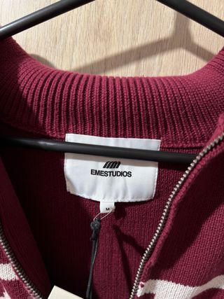 Eme Studios Thrill Burgundy Granate Jersey Zip