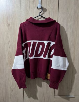 Eme Studios Thrill Burgundy Granate Jersey Zip