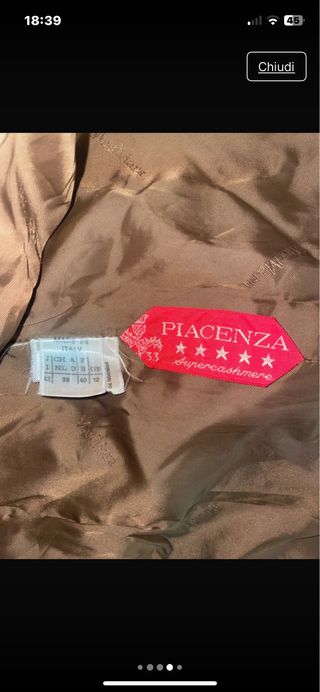 Max Mara Cappotto Lungo Cashmere Tg 42