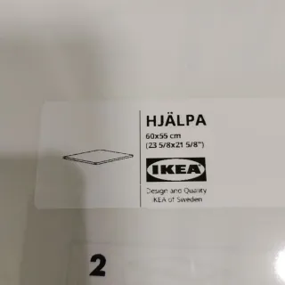 Panel Nuevo para Armario Hüalpa Ikea Blanco