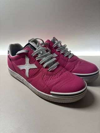 Zapatillas Munich rosas y blancas