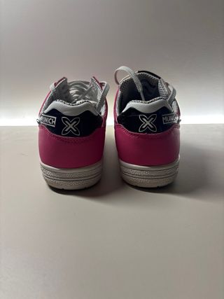 Zapatillas Munich rosas y blancas