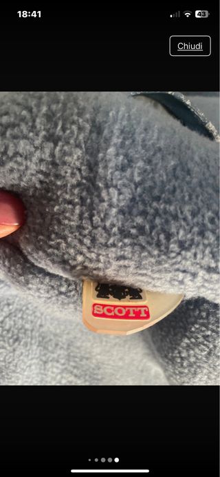 Giacca pile Scott taglia M