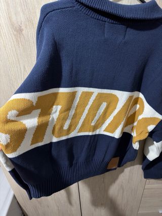 Eme Studios Thrill Amarillo Azul Knit Jersey Zip