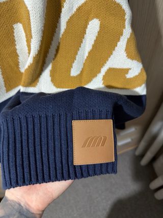 Eme Studios Thrill Amarillo Azul Knit Jersey Zip