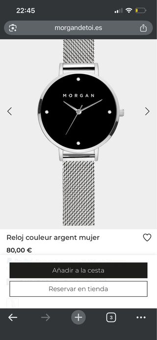 Relógio Morgan Novo & Original