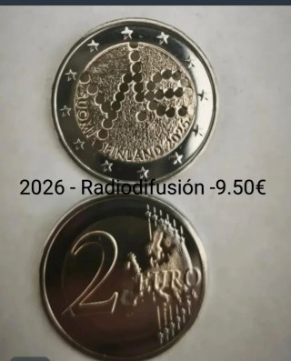 monedas 2€ Finlandia 2020-2026