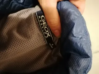 Giubbino giubotto Geox bambino 5 anni blu azzurro