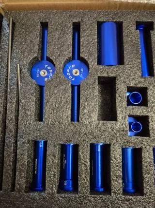 Kit Prensa Rodamientos Bicicleta Azul