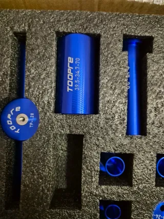 Kit Prensa Rodamientos Bicicleta Azul