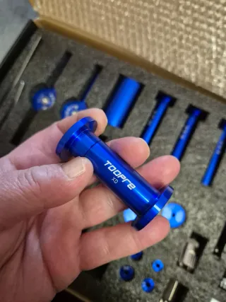 Kit Prensa Rodamientos Bicicleta Azul