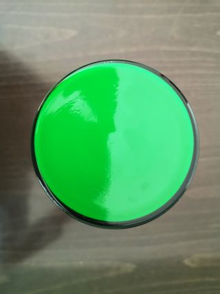 Vaso di vetro di Murano verde