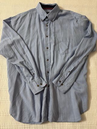 Camisa Cortefiel Azul Talla XL