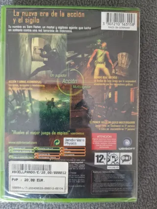 Splinter Cell Pandora Tomorrow Xbox