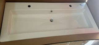 lavabo 120 para dos grifos