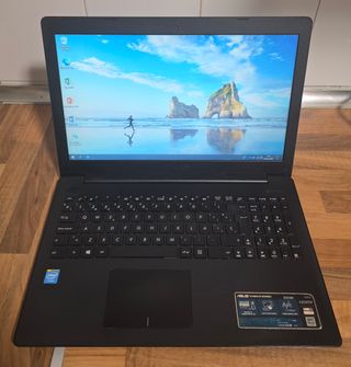 Ordenador portátil ASUS negro