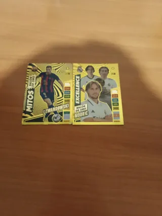 Cartas Fútbol Liga 2022-2023 Pedri y Lewandowski