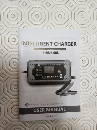 Cargador Batería Coche 12V 6A (desde enchufe EU)