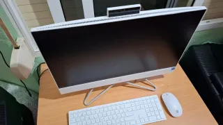 Ordenador HP Gris y Blanco