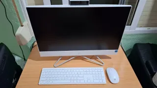 Ordenador HP Gris y Blanco