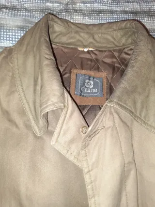 Cappotto uomo verde oliva, tg.52
