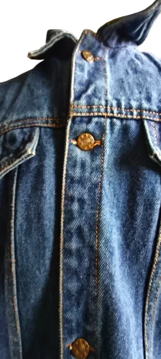 Cazadora vaquera oversize azul