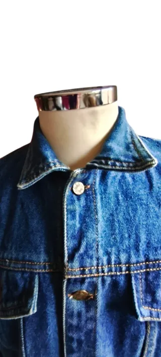 Cazadora vaquera oversize azul